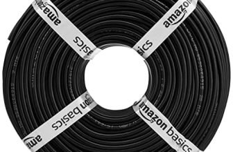 Amazon Basics Pvc-Insulated, Single-Core, Multistrand Copper Wire(1.5 Sq. Mm, Black)