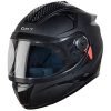 Steelbird 7Wings Robot Opt Matt Finish Isi Certified Full Face Helmet (Midnight Black With Clear Visor, Medium 580 Mm)