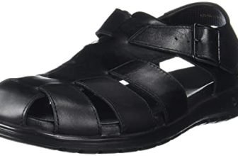 Hush Puppies Mens Charles Fisherman Black Sandal – 10 Uk (8646924)