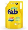 Godrej Fab Liquid Detergent Refill Pouch for Machine & Hand Wash – 1L