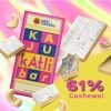 Go DESi Kaju Katli Bar, 2 x 60 g, 61% Cashews, Cashew Bar, Sweets Indian Mithai Gift, Individually Wrapped, Holi Gift