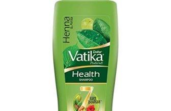 Dabur Vatika Health Shampoo – 640Ml | With 7 Natural Ingredients | For Smooth, Shiny & Nourished Hair | Repairs Hair Damage, Controls Frizz | For All Hair Types | Goodness Of Henna & Amla
