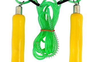 Watson Wooden Skipping Rope, Adjustable Skipping Rope For Men & Women, Girls, Boys, Skipping Rope For Exercise, Fitness Rope, Exercise Rope, Fitness Skipping Rope (Green)