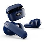 boAt Airdopes 121 PRO TWS in-Ear Earbuds w/Quad Mic ENx, Low Latency Mode for Gaming, 50H Playtime, IWP, IPX4, Battery Indicator Screen(Royal Blue)