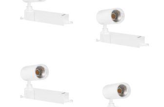 Philips 10-Watt Ceiling Spot White Track Light | Indoor Ceiling Focus Light With Flexible Rotatable Head For Kitchen, Living Room & Display Shops | Natural White, Pack Of 4