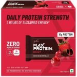 Ritebite Max Protein Bar Daily Choco Berry, Sugar Free, Healthy Protein Snack, No Preservatives, 10G Protein Bars(300 G, Choco Berry)