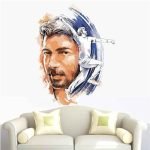 Wall Attraction Jaspreet Bumrah Wall sticker & Mural sticker for wall Size – 45x58cm NBD95