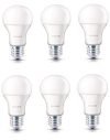 PHILIPS 14-Watts e27 LED Yellow Bulb, Pack of 6