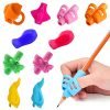 Party Propz Pencil Gripper For Kids Writing-Set Of 10Pcs,Writing Supplies For Kids|Pencil Gripper For Kids 3 Year|Pencil Gripper For Kids 5 Year|Pen Gripper For Writing|Pencil Grip For Kids,Ink black