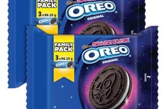 Cadbury Oreo Vanilla Flavour Crème Sandwich Biscuit, 288.75 G (Pack Of 2)