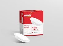 Eveready 12W Led Recessed Backlit Panel | Round Shape | Lightweight & Fire Retardant Pc Body | Aesthetic Matte Finish | 80Lm/W | 4Kv Surge Protection | White