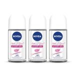 Nivea Female Mulethi Deodorant Roll On, Whitening Smooth Skin, 50Ml (Pack Of 3)