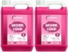 Erosket Washing Machine Liquid Detergent Top Load And Front Load -Pink (10 Ltr) Multi-Fragrance Liquid Detergent(2 X 5000 Ml)