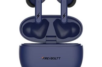 Fireboltt Fire Pods Rigel With Appealing Rgb Lights, Bluetooth 5.3, Mammoth 13Mm Drivers, Dual Mic Enc, 30Db Anc And Gaming Mode (Blue)