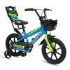 Geekay Hashtag Junior 2.0 Single Speed 14T Kids Cycle – Blue Green