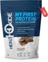 Healthoxide My First Protein With Whey, Casein & Pea, Chocolate Whey Protein(1 Kg, Chocolate)