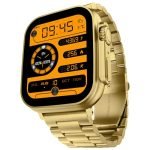 Fire-Boltt Gladiator 1.96″ Biggest Display Luxury Stainless Steel Smart Watch with Bluetooth Calling, Voice Assistant &123 Sports Modes, 8 Unique UI Interactions, 24/7 Heart Rate Tracking (Gold)