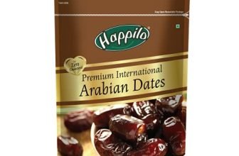 Happilo Premium Arabian Dates Pouch, 500 G
