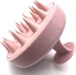 Episkey Scalp Massager Shampoo Brush, Eco-Friendly Wheat Straw Body With Soft Silicon Bristles, Hair Scalp Scrubber, Scalp Exfoliator Dandruff Removal, Prevents Hair Loss For Men, Women (Jp-35)