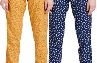 Diverse Women’S Pyjama Bottom (Pack Of 2) (Dcwlpcmsc19L34-6_Mustard/Dark Blue_S)