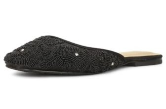 Bata Women Kim Flat E 23 Black Mule Uk 3 (5796033)