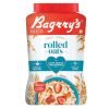 Bagrry’s 100% Jumbo Rolled Oats 1.2kg Jar | Whole Grain Rolled Oats with High Fibre, Protein | Non GMO | Healthy Food with No Added Sugar | Diet food for Weight Management | Premium Rolled Oats | Nutritious & Healthy Breakfast Cereal | Instant Oats