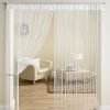 Exporthub 1 Piece Beautiful Polyester Door Threads String Curtain – 7ft, White (EHSPR558_74)