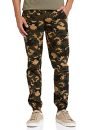 Diverse Men’S Slim Casual Joggers (Dcmct55Sc19L37-1011_Khaki/Olive_28)