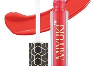Miyuki Ultimatte Long Stay Matte Liquid Lipstick-Deep Maroon-6 ml | Rozy Red Lipstick With Vitamin E | 12 hr Long Lasting Lipstick | No-Smudge, Waterproof Formula | Vegan & Cruelty Free