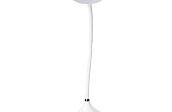 Pigeon Halo Rechargeable Led Reading Lamps With Flicker-Free Usb Charging 3 Stage Dimming, 10 Watt, 14714 (White, Medium)