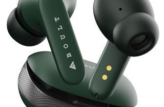 Boult Newly Launched Z20 Truly Wireless Bluetooth Ear Buds With 51H Playtime, Zen™ Calling Enc Mic, Made In India, Low Latency Gaming, Rich Bass Drivers, Tws Earbuds Bluetooth Wireless (Pine Green)