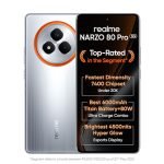Realme Narzo 80 Pro 5G (Speed Silver,8Gb+256Gb) | Segment’S 1St Mediatek Dimensity 7400 Chipset | 6000Mah Titan Battery + 80W Ultra Charge | 4500Nits Hyperglow Esports Display | Ip69 Waterproof