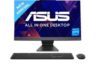 Asus Aio A3202,21.45″ Fhd,Intel Celeron 7305, All-In-One Pc (8Gb/256Gb/Windows 11/Ms Office 365 Basic (1Year)*/Office 2024/Black/4.84 Kg), With Wireless Keyboard & Wireless Mouse, A3202Wba-Bpb009Ws