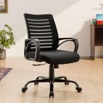 Green Soul Atom | Ergonomic Office Chair For Home & Office | 12 Months Warranty | Comfortable & Spacious Seat | Rocking-Tilt Mechanism | Heavy Duty Metal Base (Black)