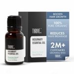 Thriveco Rosemary Essential Oil | Helps Promote Hair Growth & Control Hair Fall | 100% Pure & Organic | With Vitamin E | Strengthens Hair & Supports Scalp Health | For Men & Women | 15 Ml