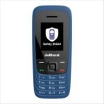 Jio Jiobharat V4 4G Keypad Phone With Safety Shield Feature, Jiotv, Jiohotstar, Jiosaavn, Jiopay (Upi & Soundpay), Led Torch, Digital Camera, 1000Mah Battery | Blue | Locked Network