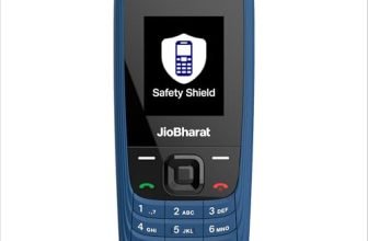 Jio Jiobharat V4 4G Keypad Phone With Safety Shield Feature, Jiotv, Jiohotstar, Jiosaavn, Jiopay (Upi & Soundpay), Led Torch, Digital Camera, 1000Mah Battery | Blue | Locked Network