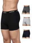Levis Men’s Solid Boxer Briefs Asoorted Color Pack of 3 Assorted