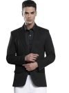 The Indian Garage Co Black-Slim Fit-Blazer