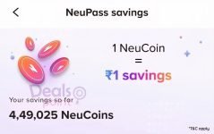 Best Card Ever! My savings with this card have crossed ₹4,00,000.Get Lifetime Free HDFC Tata Neu Credit CardLink To Apply : Refferal Code : PAYA171If your Old HDFC card limit is higher than 1.5L, then you will get Infinity Card. Otherwise, Plus Card.Benefits :➤No Joining Fees➤No Annual/Renewal Charge➤Lifetime Free ➤UPI-based card➤10% Cashback On Zomato➤Free Lounge Access➤1.5% cashback on UPI transactions via TataNeu App➤10% cashback on Tata Neu purchases➤5% cashback at Big Basket, Croma, Taj Hotels, and moreDon’t Miss , Must Apply (Best Card Loaded With Lots Of Offers)