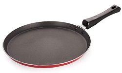 Nirlon Dishwasher Safe Aluminum Non Stick Flat Dosa Tawa 26cm(26_ mm_Classic_FT11)