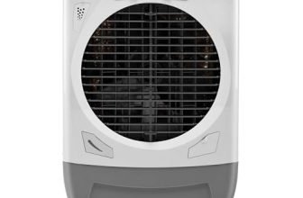 Maharaja Whiteline Rambo Grey Desert Air Cooler | 65 Lt Water Tank | Inverter Compatible | Wood Wool Pads | Anti-Bacterial Tank | Dry Run Protected Submersible Pump |720X730X890 Mm | 2 Yr Warranty