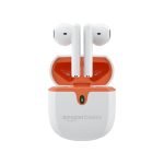 Amazon Basics True Wireless In-Ear Earbuds With Mic, Touch Control, Ipx5 Water-Resistance, Bluetooth 5.3, Up To 36 Hours Play Time, Voice Assistance And Fast Charging (White)