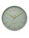 Nautica Luxury Finish Modern Wall Clock With Silent Non-Ticking Quartz Sweep Movement – 1Pc|12 Inch|Decorative Analog Clock For Home, Office, Bedroom, Kitchen & Living Room (Abs)(3D-Solid Matt-Green)