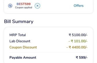 Medibuddy Active Life Health Package @599Use Code : BEST599• 64 Lab Tests in this package•