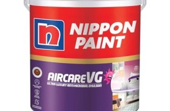 Nippon Paint Aircare Vg Interior Emulsion Paint(1L, White, Sheen Finish)-Safe Paint For Kids, Pregnant Women & Allergic People W/Formaldehyde Absorbing Technology-For Home, Kids, Living Room-1 Ltr