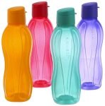 Tupperware Fliptop Bottle, 500ml, Set of 4, Multicolour