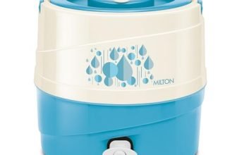 Milton Kool Rover 7 Water Jug Pu Insulated, 5.3 Litres, Bpa Free, Leak Proof & Portable Jug, Sturdy Handles, Ideal For Travel, Picnic, Offices, Shops, Bluish Green