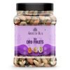 Auravita Mix Dry Fruit 500Gm | Healthy Mixed Nuts And Seed With Almonds, Cashews, Dates, Pumpkin Seeds, Candied Amla | Reusable Jar Pack Of 1