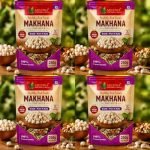 MEEWA MAKHANA 1 KG | PACK OF 4 X 250 GRAMS | PURE HANDPICKED 4 SUTA GRADE | REUSABLE ZIP LOCK POUCH PACK| BEST FOR FASTING | PESTICIDE FREE | FOXNUT | MAKHANE